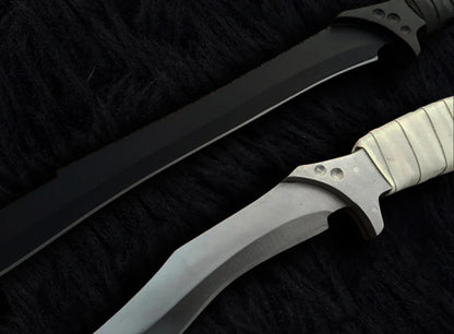 DUNE Part 2 Feyd Rautha Movie Replica Knives with Leather Sheath - Vortex Blades