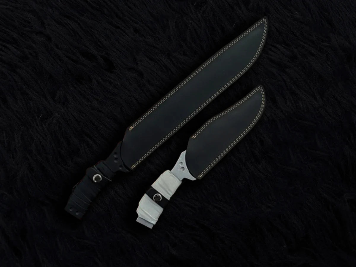 DUNE Part 2 Feyd Rautha Movie Replica Knives with Leather Sheath - Vortex Blades