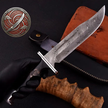 Scream 4 Replica Damascus Knife | Scre4m Hero Ghostface Knife (Damascus Version)