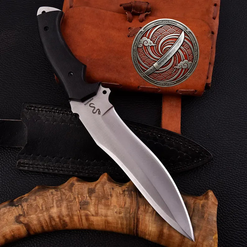 Resident Evil 4 Remake Ada Wong Elite Knife with Leather Sheath
